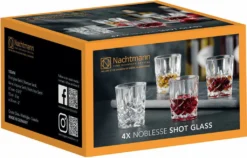 Nachtmann 100694 Noblesse Stamper Kristallglas, 55 Ml, H: 6,1 Cm, ø 5 Cm, Klar (4er Pack) -Küchenwaren Geschäft 74f411769e6279f3793479c43abd2128
