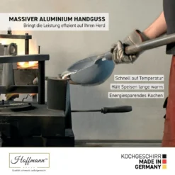 Hoffmann TC Induktionspfanne 24 Cm Antihaftbeschichtet I Innenhöhe 7 Cm Ohne Glasdeckel I Germany -Küchenwaren Geschäft 76c26f04063717e393823c520270a711