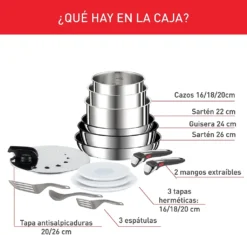 Tefal Topfset INGENIO Emotion Kochgeschirr, 22 Tlg, Topfset & Pfannenset, Wok, Pfanne , Edelstahl 18/10, Töpfe Und Pfannen Set, Kochtopf Kochtöpfe Für Induktionsherd Geeignet, Mit Deckel Abnehmbarer Griff 10 Tefal Topfset INGENIO Emotion Kochgeschirr, 22 Tlg, Topfset & Pfannenset, Wok, Pfanne , Edelstahl 18/10, Töpfe Und Pfannen Set, Kochtopf Kochtöpfe Für Induktionsherd Geeignet, Mit Deckel Abnehmbarer Griff -Küchenwaren Geschäft 76f58568f09d5df2b2adb0722544c23c