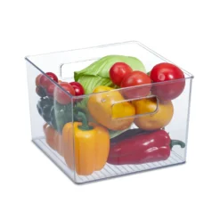 Relaxdays Kühlschrank Organizer Mit Griffen