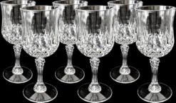 6er Set Kunststoff Weingläser Kristalleffekt 200ml / Ø7x16,5cm -Küchenwaren Geschäft 7ca5c9f002323ddd3eb74f6c80c5cb3f