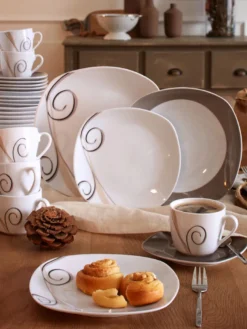 Van Well 18tlg. Kaffeeservice Porzellan Weiß 18 Tlg. -Küchenwaren Geschäft 7dc7b294c4b2e75d5d1f998b61d0da4b