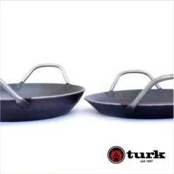 Turk 65930 Servierpfanne Aus Schmiedeeisen, 28 Cm, 2 Griffe, Grau (1 Stück) -Küchenwaren Geschäft 7e615b5ca58f77decd36a2022dd8afbe
