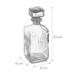 Relaxdays Whisky Karaffe -Küchenwaren Geschäft 7eb8fcc96efa48ff7af92446065d5662