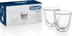 De'Longhi DeLonghi Cappuccino 2er Doppelwandiges Thermoglas -Küchenwaren Geschäft 803b3603aedffd39ddee1ebbc02668a9