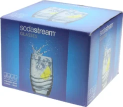 Sodastream Trinkglas 4er-Pack, Passend Zu Sodastream-Glaskaraffen -Küchenwaren Geschäft 818dcb4b187e25bbbe0443e5f87b8a73