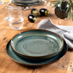 Like. By Villeroy & Boch Tafelset Crafted Breeze Blau,braun -Küchenwaren Geschäft 83538d6656c901d8f252cbbb69715229