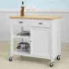 SoBuy Küchenwagen Mit Ablagen Und Schubladen Küchenschrank Rollwagen,FKW62-WN -Küchenwaren Geschäft 83c62798a5c6c7c39b140eadd136a724