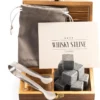 GOURMEO 9 Whisky Steine Im Set In Der Holzbox Aus Natürlichem Basalt -Küchenwaren Geschäft 86b665597ff8eee5eba66d7ec353d63b