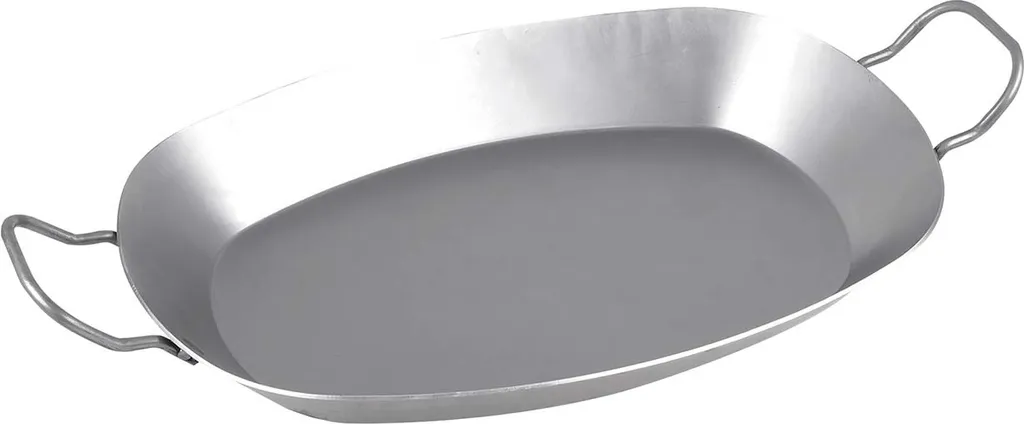CHG Ovale Eisenpfanne Mit 2 Griffen Aus Eisen 3 CHG Ovale Eisenpfanne Mit 2 Griffen Aus Eisen