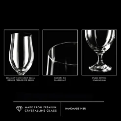 KROSNO Harmony Lager Biergläser, 6er-Set, 500 Ml -Küchenwaren Geschäft 8722faaf9531f2324f0b0432e42330f8