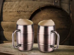 APS Bierkrug 2-er Set Humpen Aus Edelstahl Kupferbecher Bierseidel Metallbecher -Küchenwaren Geschäft 88aa043f58b81bf01414e84bf94c4b11