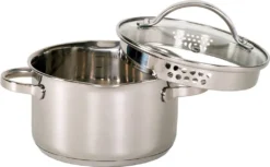 Krüger Kochtopf Aus Rostfreiem Edelstahl Fassung 3000ml 20cm