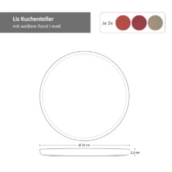Liz 18tlg Frühstücksset Für 6 Steingut Sand Rot Terracotta Schale Teller Becher 11 Liz 18tlg Frühstücksset Für 6 Steingut Sand Rot Terracotta Schale Teller Becher -Küchenwaren Geschäft 8b698c40599b5c1e562210e401bb1826
