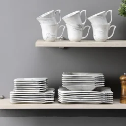 MALACASA, AMPARO 30 Tlg. Marmor Porzellan Geschirrset Kombiservice Tafelservice Mit Kaffeetassen, Unterteller, Dessertteller, Suppenteller, Speiseteller Für 6 Personen 15 MALACASA, AMPARO 30 Tlg. Marmor Porzellan Geschirrset Kombiservice Tafelservice Mit Kaffeetassen, Unterteller, Dessertteller, Suppenteller, Speiseteller Für 6 Personen -Küchenwaren Geschäft 8b6ac6c80d49cea3008ae8f9bb9e5121