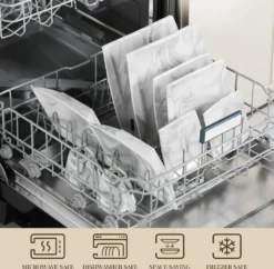 MALACASA, Serie Blance, Kombiservice 30 Tlg. Marmor Porzellan Geschirrset Eckig Tafelservice Mit 180 Ml Kaffeetassen, Untertassen, Dessertteller, Tiefteller Und Flachteller 12 MALACASA, Serie Blance, Kombiservice 30 Tlg. Marmor Porzellan Geschirrset Eckig Tafelservice Mit 180 Ml Kaffeetassen, Untertassen, Dessertteller, Tiefteller Und Flachteller -Küchenwaren Geschäft 8d498625edeefcef21b73e728d331d1f