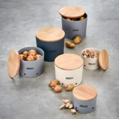 LS-LebenStil Natur Design Holz Kartoffeltopf 23x20cm Mad E In Germany Grau Silber 10 LS-LebenStil Natur Design Holz Kartoffeltopf 23x20cm Mad E In Germany Grau Silber -Küchenwaren Geschäft 8d721b43c5c20da681470da7ba2ee120