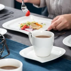 MALACASA, Serie Elvira, 36 Teilig Cremeweiß Porzellan Geschirrset Tafelservice Kaffeeservice Mit Tassen, Untertassen, Dessertteller Für 12 Person 12 MALACASA, Serie Elvira, 36 Teilig Cremeweiß Porzellan Geschirrset Tafelservice Kaffeeservice Mit Tassen, Untertassen, Dessertteller Für 12 Person -Küchenwaren Geschäft 8ef60b54be7af4821872ea1cd5239ea9