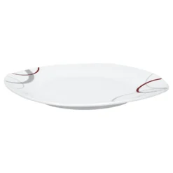 Kaffeeservice Palazzo 18tlg. - Weiß MitNachbildung-Kreisen In Grau Und Dunkelrot - Für 6 Personen -Küchenwaren Geschäft 921df45d24e9a68954df52dce47003e1