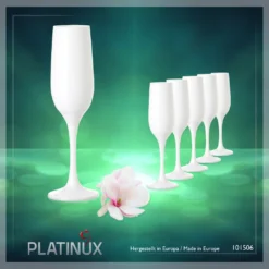 Weiße Sektgläser Set 6 Teilig Champagnergläser 160ml (max. 200ml) Aus Glas -Küchenwaren Geschäft 9621b81fbcd8035a654c8171df570f1d