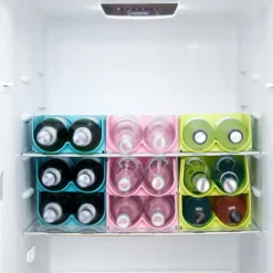 3 Stück/Set Lebensmittel Frisch Aufbewahren Kühlschrank Aufbewahrungsbox Lebensmittelbehälter Frischhaltedosen ,Bierflasche Getränkedose Kühlschrank Aufbewahrungsbox Rack Stapelbar Organizer Regal(3 Farben) -Küchenwaren Geschäft 96241f2ca37f008731917dad8b3222ca
