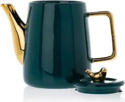 HowHomely Kaffeeservice Keramik 4 Personen - Teeservice 10-tlg. - Grün-Gold 15 HowHomely Kaffeeservice Keramik 4 Personen - Teeservice 10-tlg. - Grün-Gold -Küchenwaren Geschäft 9753c14189b64e28cac2a2a338f9e9f9