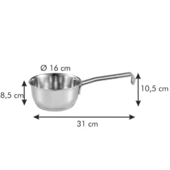 Stielkasserolle GrandCHEF ø 16 Cm, 1,25 L -Küchenwaren Geschäft 97cdd8b00a3791478bf7c7fd7cb37aeb
