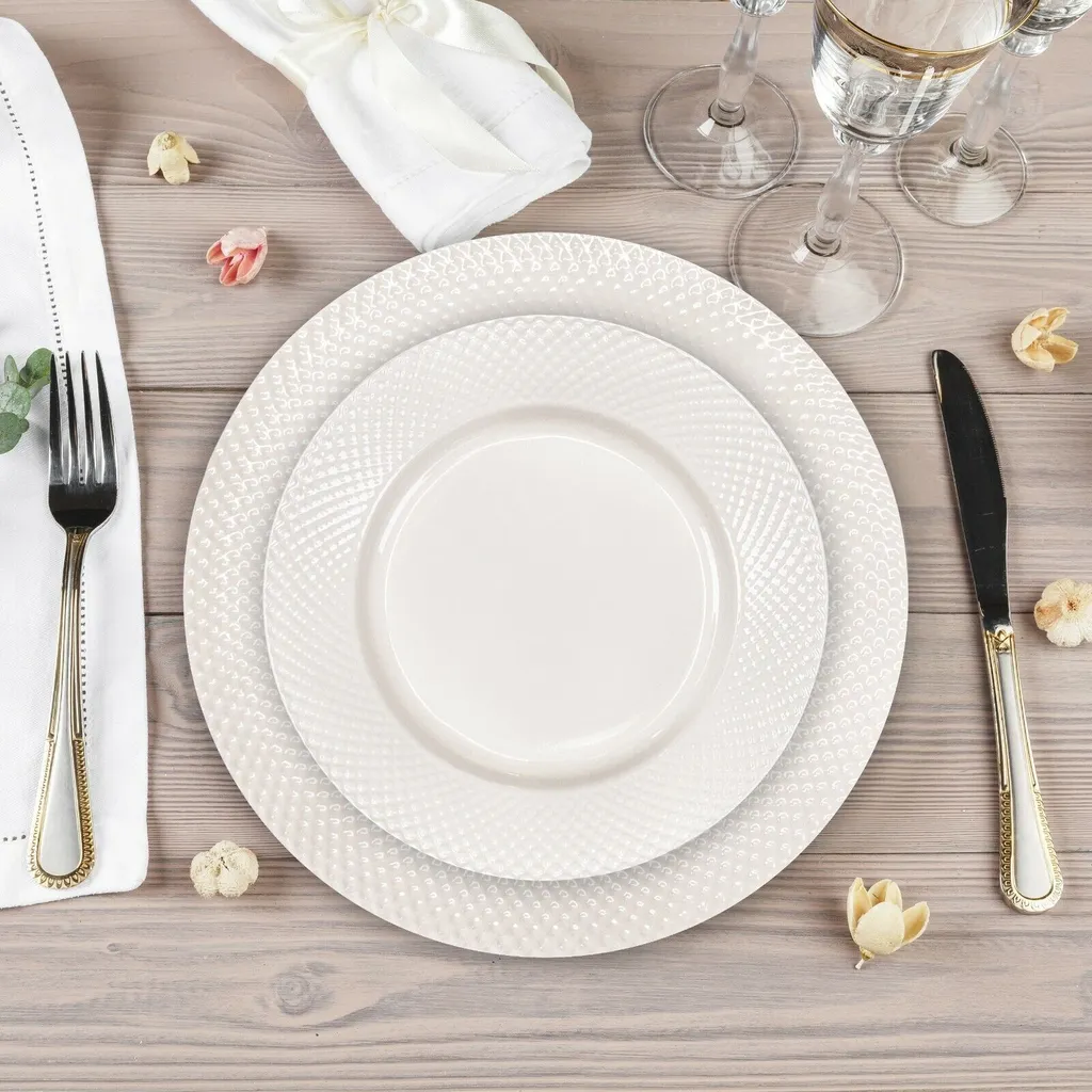 Porzellan Geschirr Set Weiß Für 4 Personen 16-teiliges Tafelservice Kombiservice 6 Porzellan Geschirr Set Weiß Für 4 Personen 16-teiliges Tafelservice Kombiservice – Bild 4