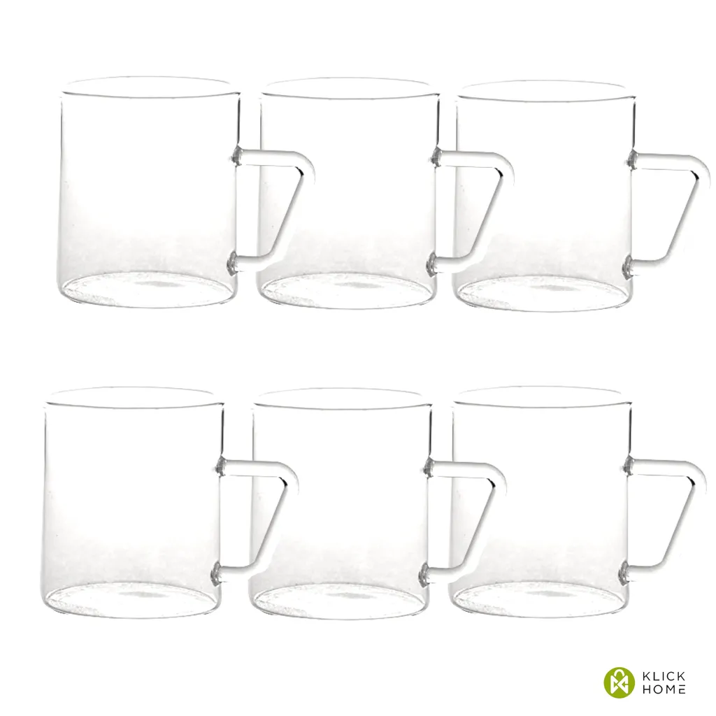 Kayacam Harmony Teegläser Teeglas Kaffeegläser Kaffeeglas Mit Henkel 6 Gläser 250ml K141 4 Kayacam Harmony Teegläser Teeglas Kaffeegläser Kaffeeglas Mit Henkel 6 Gläser 250ml K141 – Bild 2