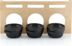 BBQ-Toro Mini Dutch Oven Set Mit Holzunterlage | 3 X Ø 11 Cm | Gusseisen Töpfe -Küchenwaren Geschäft 9b92b42708e6d31ed82eb947e137b183