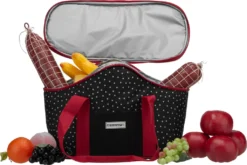 Anndora Kühltasche 20 L - Schwarz Weiß Gepunktet Isoliertasche Einkaufstasche - Snövit - Schwarz-Rot 14 Anndora Kühltasche 20 L - Schwarz Weiß Gepunktet Isoliertasche Einkaufstasche - Snövit - Schwarz-Rot -Küchenwaren Geschäft 9ed0693df820dea0f314de99450d27f4