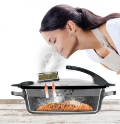 STONELINE® Smell Well Eckpfanne 24 X 24 Cm, Inkl. Glasdeckel Mit Geruchsfilter- Oder Aromafunktion -Küchenwaren Geschäft 9ef9533e8b6d493c654d9af82422357c