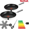 Tefal J90929 Jamie Oliver Pfannenset Induktion 4 TLG, Set Angebot, Pfanne 28 Cm + Pfanne 24 Cm, Edelstahl -Küchenwaren Geschäft a29b1ea20742bbf07229077f1361d869
