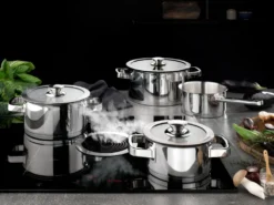 Kochtopf-Set - Edelstahl - Mit Deckel 7 Kochtopf-Set - Edelstahl - Mit Deckel -Küchenwaren Geschäft a4f7f9b02d5ade6918d90a6c1005368f