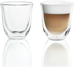 De'Longhi DeLonghi Cappuccino 2er Doppelwandiges Thermoglas -Küchenwaren Geschäft a586d46320137455917bb7316d988c06
