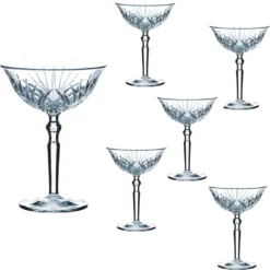 Nachtmann Cocktailschale Palais 230 Ml, Kristallglas Mit Schliffdesign (6 Stück) -Küchenwaren Geschäft a6117b1caf639d917a9731e9a114660e