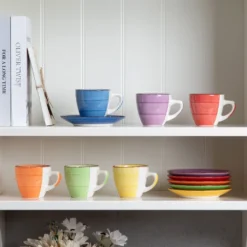 Kaffeeservice Steinzeug, Vancasso BONITA 12 Teiliges Kaffeeset, Cappuccino Tassenset Für 6 Personen, Tassen Und Untertassen -Küchenwaren Geschäft a72657c6e562808f7843be7068f0746a