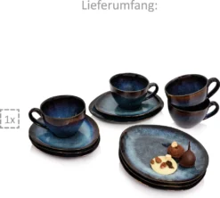 Sänger Kaffeeservice Set Tokio 12 Teilig -Küchenwaren Geschäft a7d98e2e1bce086bbc7cce14af1a9dae