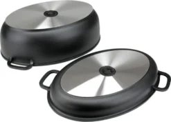 Universalbräter 7,5 L Alu-Gussbräter Multi-Grill-Bräter Deckel = Auflaufform -Küchenwaren Geschäft a89bc839a579cf65368b1c2ecb50bcc5