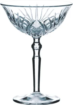 Nachtmann Cocktailschale Palais 230 Ml, Kristallglas Mit Schliffdesign (6 Stück) -Küchenwaren Geschäft a988066595c23ebdd9a215d71bf3b8c9