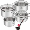 Tefal G719S734 DUETTO 8-tlg.Set 3x Kochtopf/Glasdeckel + Stieltopf + Suppenkelle -Küchenwaren Geschäft a9945a51476cedd12807e19f05e82689