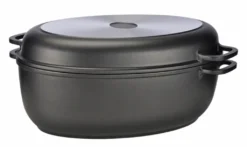 Universalbräter 7,5 L Alu-Gussbräter Multi-Grill-Bräter Deckel = Auflaufform -Küchenwaren Geschäft a9cf14e0e03efbd854654600ddd64f89