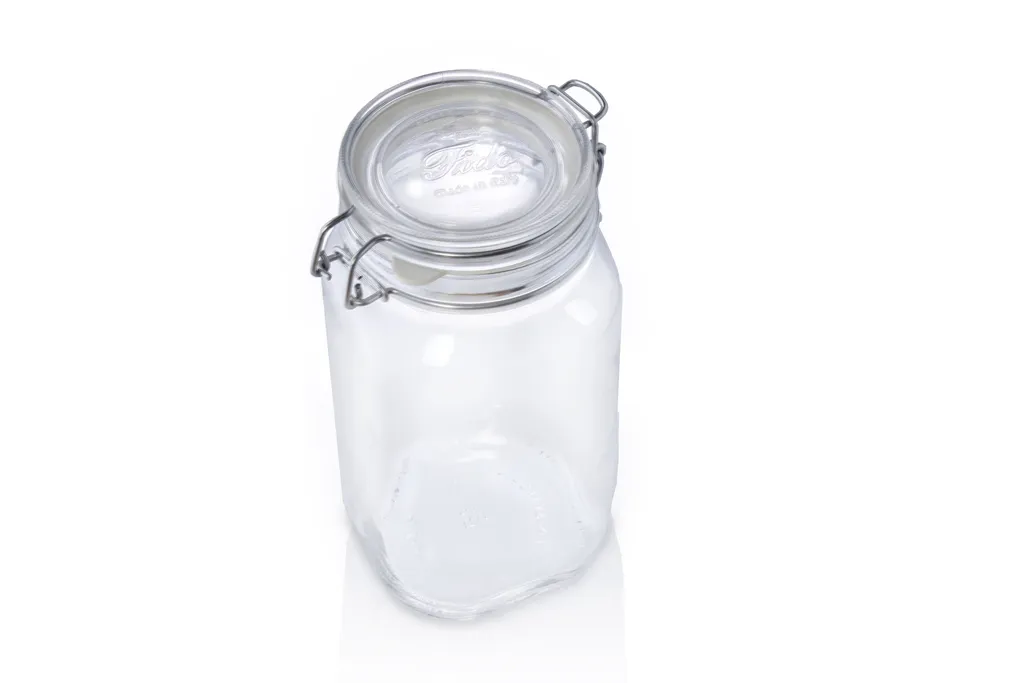 6er Set Einmachglas Bügelverschluss Original Fido 1,5L Vorratsgläser Incl. Bormioli Rezeptheft 6 6er Set Einmachglas Bügelverschluss Original Fido 1,5L Vorratsgläser Incl. Bormioli Rezeptheft – Bild 5