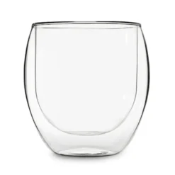 DUOS 4X 410ml Jumbo Doppelwandige Thermo-Gläser + 4X Edelstahl-LÖFFEL, Für Latte Macchiato, Cocktails, Vorspeisen By Feelino -Küchenwaren Geschäft aad9b1338993117bf501e9fb91edf67e