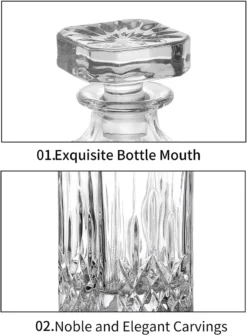 Amisglass Whiskey Karaffe Mit 2 Gläsern, Whiskey Set, 3-teilig, Whisky Dekanter 700ml Und Whisky Gläser 300ml 2 Stück, Kristallgläser & Longdrinkgläser 14 Amisglass Whiskey Karaffe Mit 2 Gläsern, Whiskey Set, 3-teilig, Whisky Dekanter 700ml Und Whisky Gläser 300ml 2 Stück, Kristallgläser & Longdrinkgläser -Küchenwaren Geschäft ac5622b57c0a53cbb5babd735ed7343d