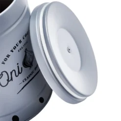 Zeller Present Vorratsdose Zwiebel Metall Ø 13,7 Cm H 18,4 Cm, Grau -Küchenwaren Geschäft ad3360e8e94ca130069e33e9e4431274