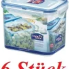 Lock & Lock Frischhaltedosen Set 6-teilig HPL812 Je 1,0 Liter -Küchenwaren Geschäft ae9cba13130dceadd8fa9b191efcb821