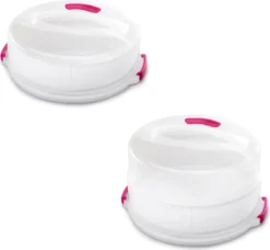 Metaltex Tortenbehälter ø36cm Höhenvers, Transparent/rot/weiß 35 Metaltex Tortenbehälter ø36cm Höhenvers, Transparent/rot/weiß -Küchenwaren Geschäft af9a7db2da4be323b15c2b0b370a8d60