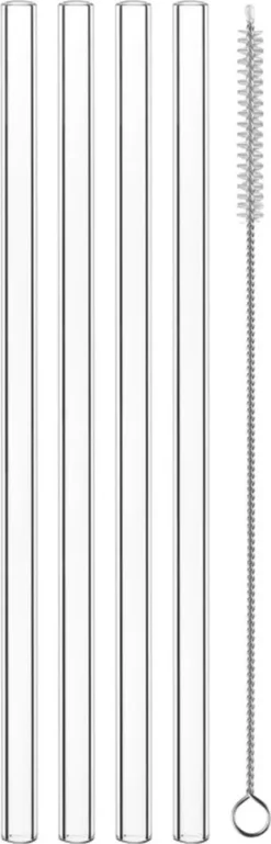 Nachtmann Latte Macchiato Set/4 + 4 Glastrinkhalme 7604/8tlg. Noblesse 104671 -Küchenwaren Geschäft afb6cf24673128d0ee3c9a9f20268099