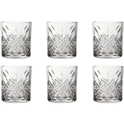 Pasabahce 52790 Whisky Glas Tumbler Timeless Im Kristall-Design, Höhe 9,6 Cm, 345 Ml, 4 Stück, Retro-Design -Küchenwaren Geschäft b0520f106aab44e256b6bad69564ac80